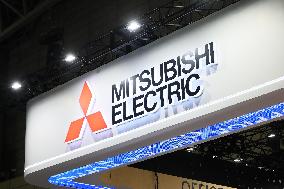 Mitsubishi Electric signboard and logo